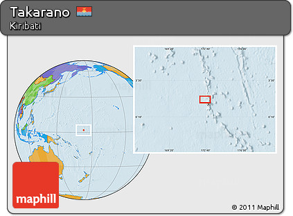 Political Location Map of Takarano