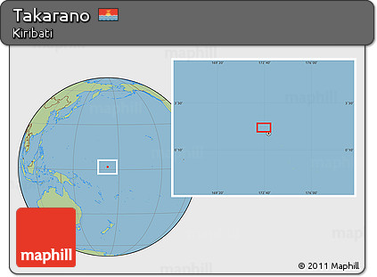 Savanna Style Location Map of Takarano