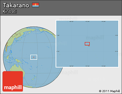 Savanna Style Location Map of Takarano