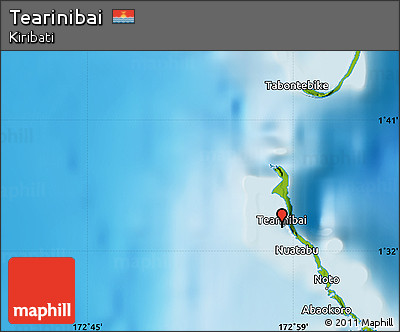 Physical Map of Tearinibai