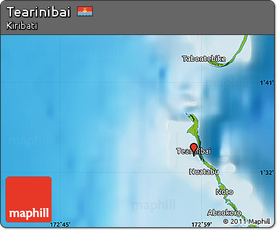 Physical Map of Tearinibai