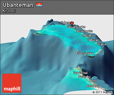 Satellite Panoramic Map of Ubanteman