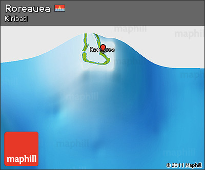 Physical 3D Map of Roreauea