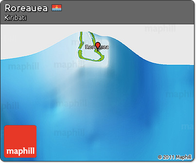 Physical 3D Map of Roreauea
