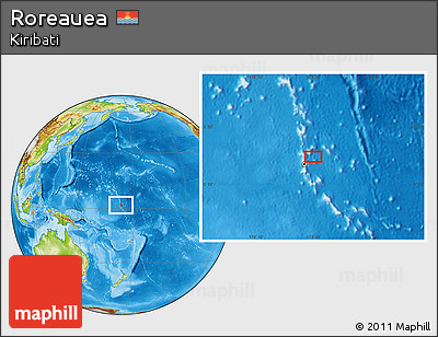 Physical Location Map of Roreauea