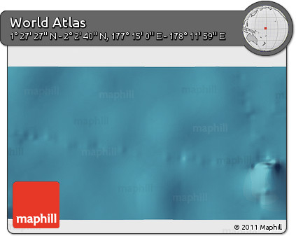Satellite 3D Map of the Area around 1° 45' 3" N, 177° 43' 29" E