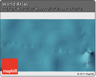 Satellite 3D Map of the Area around 1° 45' 3" N, 177° 43' 29" E