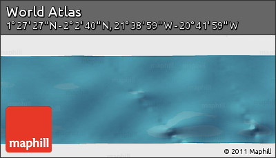 Satellite Panoramic Map of the Area around 1° 45' 3" N, 21° 10' 29" W