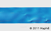 Shaded Relief Panoramic Map of the area around 1° 45' 3" N, 21° 10' 29" W