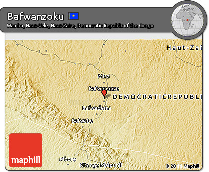 Physical 3D Map of Bafwanzoku
