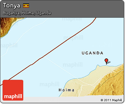 Physical 3D Map of Tonya