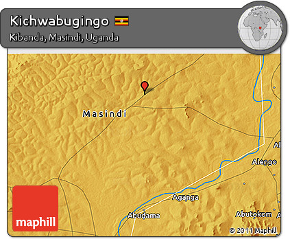 Physical 3D Map of Kichwabugingo
