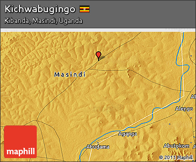 Physical 3D Map of Kichwabugingo