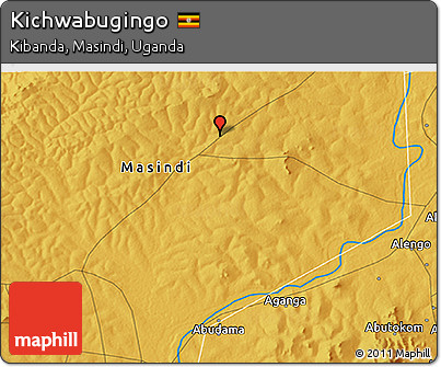 Physical 3D Map of Kichwabugingo