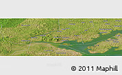 Satellite Panoramic Map of Alengo