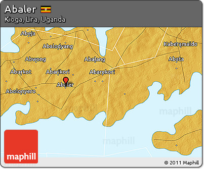 Physical 3D Map of Abaler