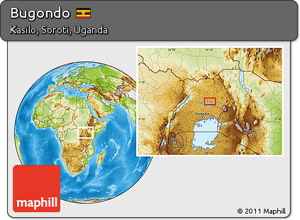 Physical Location Map of Bugondo
