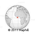 Outline Map of the Area around 1° 45' 3" N, 3° 19' 30" W, rectangular outline