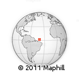 Outline Map of the Area around 1° 45' 3" N, 40° 43' 30" W, rectangular outline