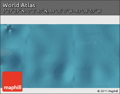 Satellite 3D Map of the Area around 1° 45' 3" N, 44° 7' 30" W