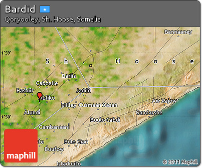 Satellite Map of Bardid