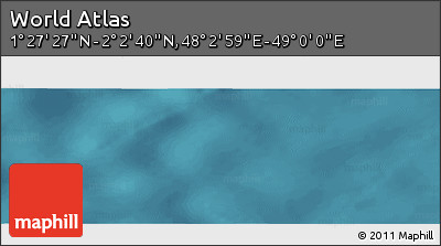 Satellite Panoramic Map of the Area around 1° 45' 3" N, 48° 31' 29" E