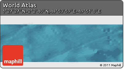 Satellite Panoramic Map of the Area around 1° 45' 3" N, 49° 22' 30" E