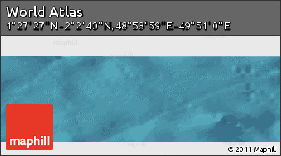 Satellite Panoramic Map of the Area around 1° 45' 3" N, 49° 22' 30" E