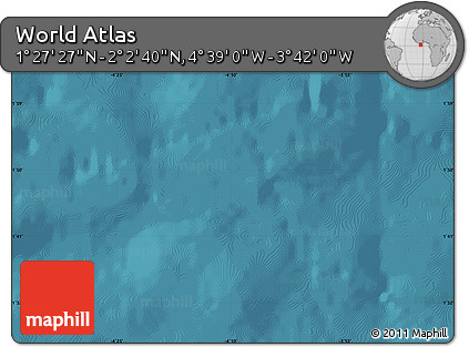 Satellite Map of the Area around 1° 45' 3" N, 4° 10' 30" W