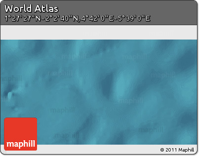 Satellite 3D Map of the Area around 1° 45' 3" N, 5° 10' 30" E