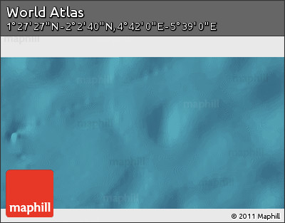 Satellite 3D Map of the Area around 1° 45' 3" N, 5° 10' 30" E