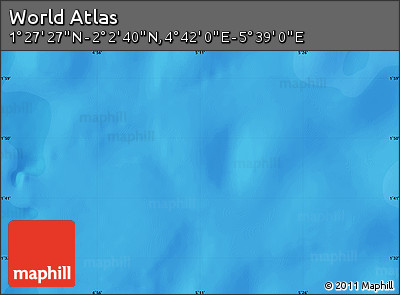Political Map of the Area around 1° 45' 3" N, 5° 10' 30" E