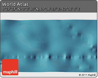 Satellite 3D Map of the Area around 1° 45' 3" N, 62° 7' 30" E