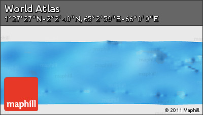 Physical Panoramic Map of the Area around 1° 45' 3" N, 65° 31' 30" E