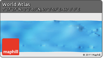 Physical Panoramic Map of the Area around 1° 45' 3" N, 65° 31' 30" E