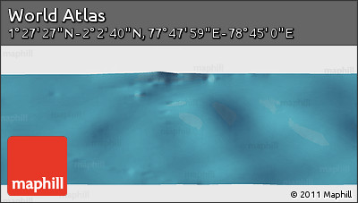 Satellite Panoramic Map of the Area around 1° 45' 3" N, 78° 16' 30" E