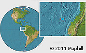 Satellite Location Map of the area around 1° 45' 3" N, 82° 22' 30" W