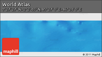 Physical Panoramic Map of the Area around 1° 45' 3" N, 85° 55' 30" E