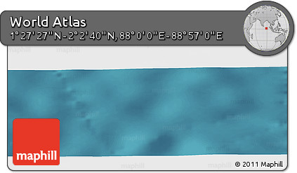 Satellite Panoramic Map of the Area around 1° 45' 3" N, 88° 28' 29" E