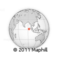 Outline Map of the Area around 1° 45' 3" N, 92° 43' 29" E, rectangular outline