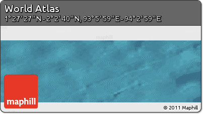 Satellite Panoramic Map of the Area around 1° 45' 3" N, 93° 34' 29" E