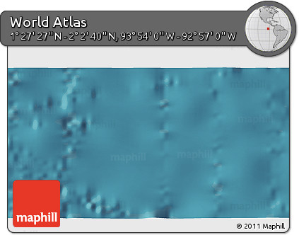 Satellite 3D Map of the Area around 1° 45' 3" N, 93° 25' 30" W