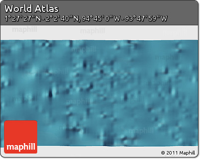 Satellite 3D Map of the Area around 1° 45' 3" N, 94° 16' 30" W
