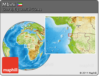 Physical Location Map of Mbini