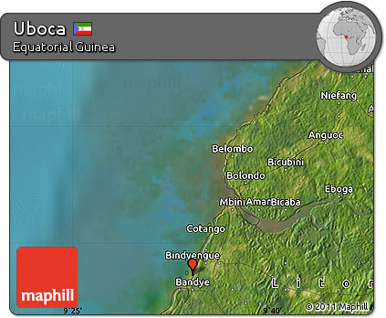 Satellite Map of Uboca