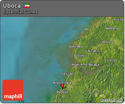 Satellite Map of Uboca