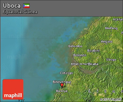 Satellite Map of Uboca