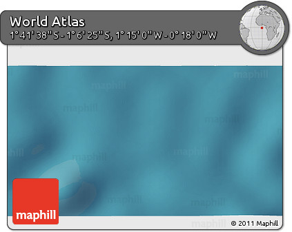 Satellite 3D Map of the Area around 1° 24' 2" S, 0° 46' 30" W