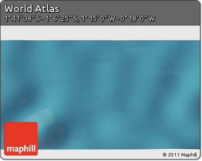 Satellite 3D Map of the Area around 1° 24' 2" S, 0° 46' 30" W