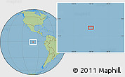 Savanna Style Location Map of the area around 1° 24' 2" S, 100° 13' 29" W